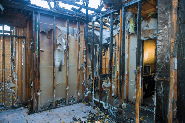 Professional Soot Cleanup technician working in Levittown, PA
